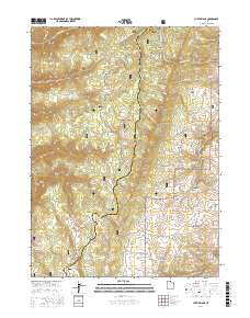 Curtis Ridge 2017 topographic map thumbnail