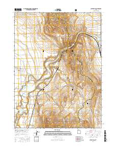 Cutler Dam 2017 topographic map thumbnail