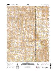 Death Creek Reservoir 2017 topographic map thumbnail