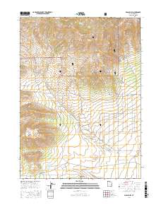 Dennis Hill 2017 topographic map thumbnail