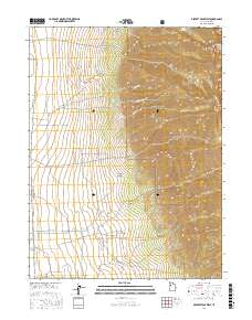Deseret Peak West 2017 topographic map thumbnail