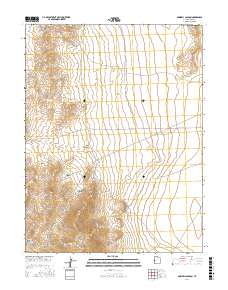 Dowdell Canyon 2017 topographic map thumbnail