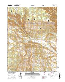 Dry Fork 2017 topographic map thumbnail