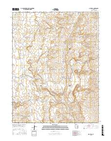 Dry Mesa 2017 topographic map thumbnail