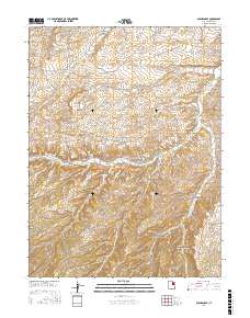 Duchesne SE 2017 topographic map thumbnail