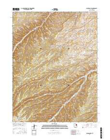 Duchesne SW 2017 topographic map thumbnail