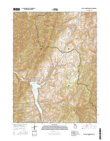 East Canyon Reservoir 2017 topographic map thumbnail