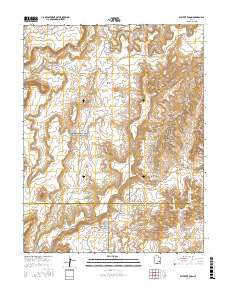 Elaterite Basin 2017 topographic map thumbnail