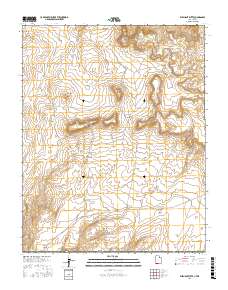 Elephant Butte 2017 topographic map thumbnail