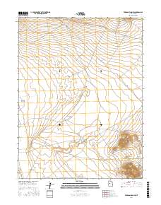 Erickson Wash SW 2017 topographic map thumbnail