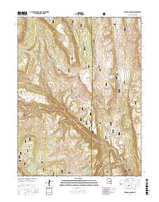 Ferron Canyon 2017 topographic map thumbnail
