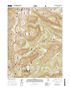 Ferron Reservoir 2017 topographic map thumbnail