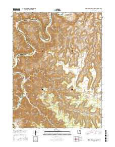 Firewater Canyon North 2017 topographic map thumbnail