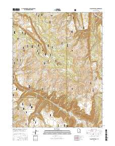 Flagstaff Peak 2017 topographic map thumbnail