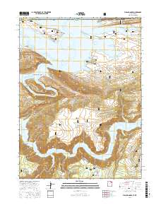 Flaming Gorge 2017 topographic map thumbnail