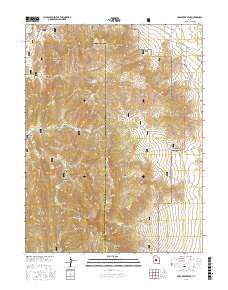 Fool Creek Peak 2017 topographic map thumbnail