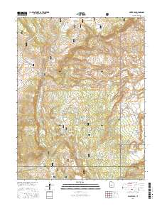 Geyser Peak 2017 topographic map thumbnail