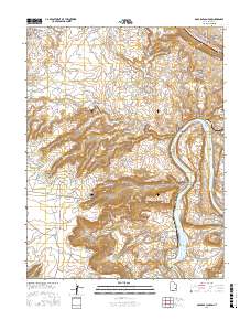 Gold Bar Canyon 2017 topographic map thumbnail