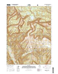 Grandaddy Lake 2017 topographic map thumbnail