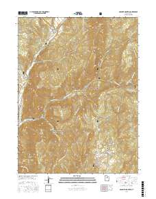 Granger Mountain 2017 topographic map thumbnail
