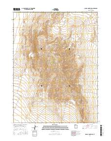 Grassy Mountains 2017 topographic map thumbnail