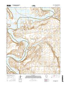 Halls Crossing 2017 topographic map thumbnail