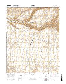 Halls Crossing NE 2017 topographic map thumbnail