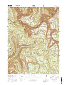 Hayden Peak 2017 topographic map thumbnail