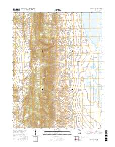 Hayes Canyon 2017 topographic map thumbnail