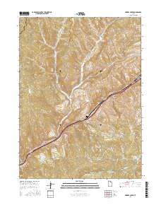 Heiners Creek 2017 topographic map thumbnail