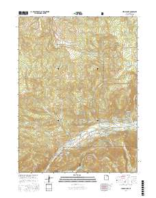 Hidden Lake 2017 topographic map thumbnail
