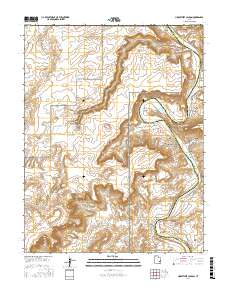 Horsethief Canyon 2017 topographic map thumbnail