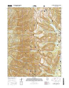 Huntington Reservoir 2017 topographic map thumbnail