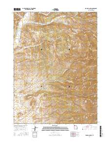 Ingham Canyon 2017 topographic map thumbnail