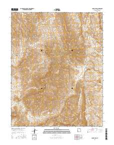 Jarvis Peak 2017 topographic map thumbnail
