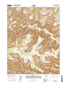 Jenny Canyon 2017 topographic map thumbnail