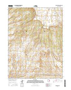 Jensen Ridge 2017 topographic map thumbnail