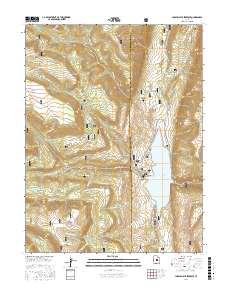 Joes Valley Reservoir 2017 topographic map thumbnail