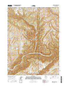 Jones Hole 2017 topographic map thumbnail
