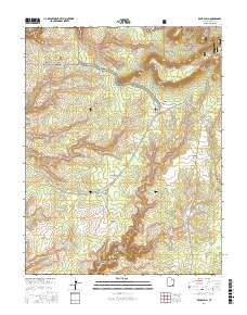 Kane Gulch 2017 topographic map thumbnail
