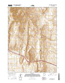 Rattlesnake Pass 2017 topographic map thumbnail