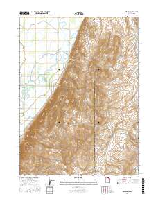 Rex Peak 2017 topographic map thumbnail