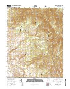 Saddle Mountain 2017 topographic map thumbnail