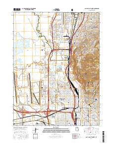 Salt Lake City North 2017 topographic map thumbnail