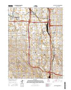 Salt Lake City South 2017 topographic map thumbnail