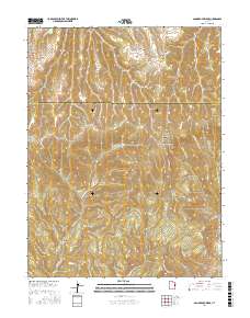 San Arroyo Ridge 2017 topographic map thumbnail