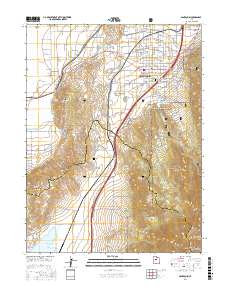 Santaquin 2017 topographic map thumbnail
