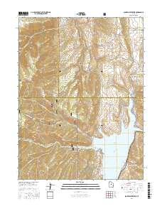 Scofield Reservoir 2017 topographic map thumbnail