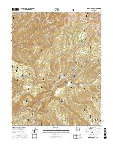 Shelly Baldy Peak 2017 topographic map thumbnail