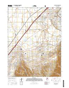 Spanish Fork 2017 topographic map thumbnail